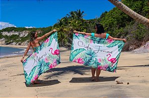 Canga flamingo 28 personalizada